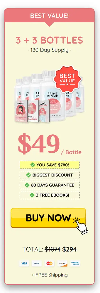 Primebiome discount