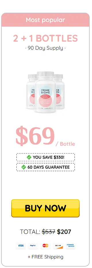 Primebiome sale